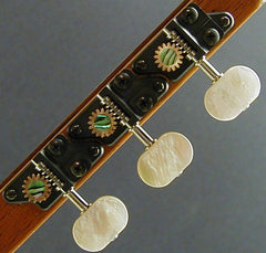 Individual with Mother of Pearl Knob and Abalone Dot