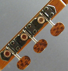 Traditional Black with Snakewood Knob and Snakewood Dot