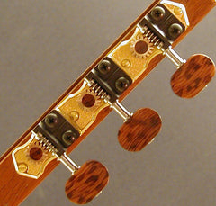 Traditional Gold with Snakewood Knob and Snakewood Dot